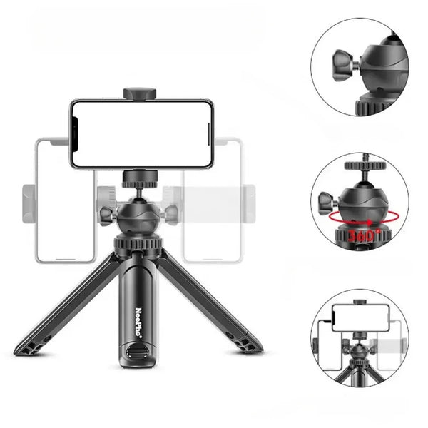 NeePho NP-999 Professional Extendable Tripod Stand for Smartphones & Cameras