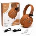 Y-11 Wireless Bluetooth Headphones – Deep Bass | TF Card | AUX | Built-in Mic | Brown