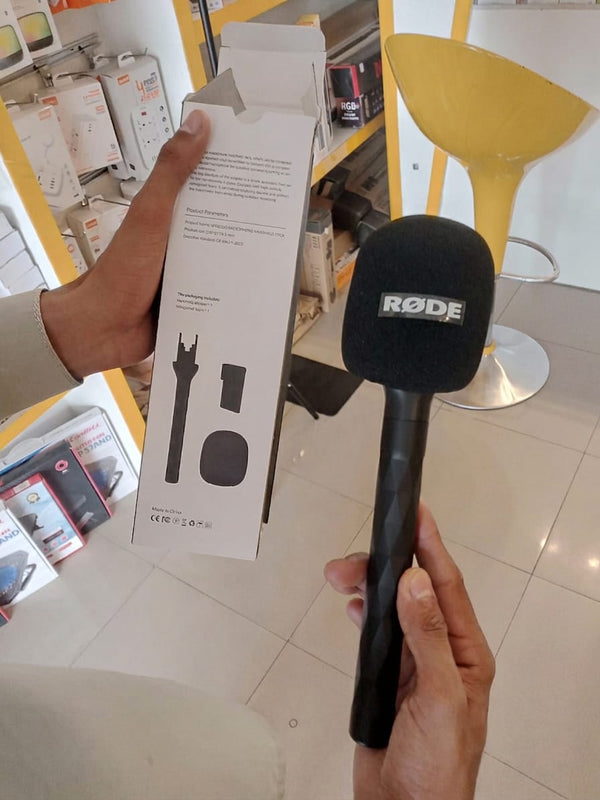 RODE Wireless Handheld Microphone Stick with Foam Windshield | Interview Mic Holder for Wireless Transmitters