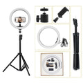 LED Ring Light with Tripod Stand & Phone Holder | Dimmable Makeup Ring Light for Vlogging, TikTok, Photography & Live Streaming